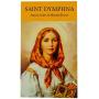 VILLAGE GIFT IMPORTERS 1'' Saint Dymphna Medal and Holy Card | Patron Saint of Mental Illness | Made in Italy | Christian Jewelry