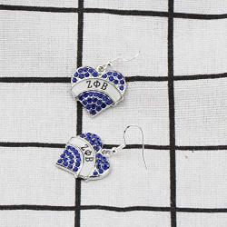 SEIRAA Sorority Inspired Rhinestone Earring 1920 Zeta Dove Gifts for Sorority Sisters