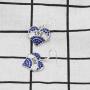 SEIRAA Sorority Inspired Rhinestone Earring 1920 Zeta Dove Gifts for Sorority Sisters SEIRAA Sorority Inspired Rhinestone Earring 1920 Zeta Dove Gifts for Sorority Sisters