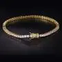 GEMSME 18K White Gold Plated Cubic Zirconia Classic Tennis Bracelet 7.5 Inch (Gold-Plated-Brass) GEMSME 18K White Gold Plated Cubic Zirconia Classic Tennis Bracelet 7.5 Inch (Gold-Plated-Brass)