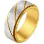 ChainsPro Men/Women 8MM Durable Spinner Ring, Can Custom, Sparkly Smooth-Finished, Size #7-#12, Stainless Steel/18K Gold Plated (Send Gift Box) ChainsPro Men/Women 8MM Durable Spinner Ring, Can Custom, Sparkly Smooth-Finished, Size #7-#12, Stainless Steel/18K Gold Plated (Send Gift Box)