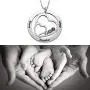 MyNameNecklace Personalized Heart Pendant Made with Swarovski Crystals Custom Engraved Precious Metals Silver 925 & Gold Plating Jewelry MyNameNecklace Personalized Heart Pendant Made with Swarovski Crystals Custom Engraved Precious Metals Silver 925 & Gold Plating Jewelry