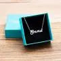 CharmSStory Custom Personalized Name Necklace Stainless Steel Pendant Jewelry for Women