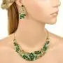 EVER FAITH Austrian Crystal Hibiscus Flower Necklace Earrings Set EVER FAITH Austrian Crystal Hibiscus Flower Necklace Earrings Set