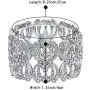 BriLove Womens Wedding Bridal Crystal Art Deco Leaf Tennis Stretch Bracelet BriLove Womens Wedding Bridal Crystal Art Deco Leaf Tennis Stretch Bracelet