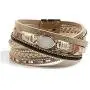 Vercret Leather Wrap Bracelet for Women - Multi-Layer Bracelets for Girl, Ideal Gift Bracelet for Women, Big Sister, Mom…