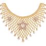Efulgenz Indian Style Bollywood Fashion Wedding Bridal Choker Collar Necklace Dangle Drop Earrings Jewelry Set