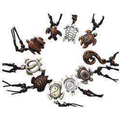 Askana Fashion Cute Medallion Symbol Mascot Amulet Pendant Necklace Sets with Adjustable Cotton Cord