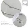 Haloty Boho Choker Necklace Short Love Pendant Necklaces Chain Jewelry for Women and Girls (Silver) Haloty Boho Choker Necklace Short Love Pendant Necklaces Chain Jewelry for Women and Girls (Silver)