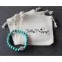 Paw Print Bracelet - Turquoise - Dog Puppy Cat Animal Paw Bracelet - Engraved Heart and Paw Charm - Stretch Bracelet - Jewelry Gift for Women Girls Kids Paw Print Bracelet - Turquoise - Dog Puppy Cat Animal Paw Bracelet - Engraved Heart and Paw Charm - Stretch Bracelet - Jewelry Gift for Women Girls Kids