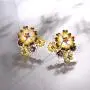 Santuzza Sunflower Drop Earrings Genuine 925 Sterling Silver Gorgeous Yellow Nano Cubic Zirconia Handmade Enamel Earring Jewelry For Women Santuzza Sunflower Drop Earrings Genuine 925 Sterling Silver Gorgeous Yellow Nano Cubic Zirconia Handmade Enamel Earring Jewelry For Women
