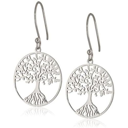 Sterling Silver Tree of Life Earrings