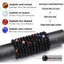 VLINRAS Zodiac Bracelet for Men Women, 8mm 10mm Natural Black Onyx Stone Star Sign Constellation Horoscope Bracelet Gifts