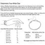 Chili Jewelry Women Girls Moments Snake Chain Charms Bracelet 3mm Stainless Steel Chain Bracelet fits Charm Beads, 5-12 Inch