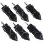 Nupuyai Healing Crystal Point Pendant with Chain for Women Men, Handmade Wire Wrapped Amulet Stone Necklace 19.6''