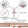 TOPGRILLZ 14K Gold&Silver Plated Solid Iced out CZ Lab Cubic Zirconia Cross Pendant Necklace for Men Women Stainless Chain