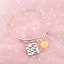 AKTAP Sunflower Jewelry Shes a Sunflower Strong and Bold and True to Herself Sunflower Bracelet Sunflower Gifts