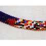 textures in time Hand Created African Maasai Beaded Choker