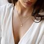 Mevecco Gold Dainty Initial Necklace Lock Necklace 18K Gold Plated Padlock Necklace Letter Necklaces for Women Minimalist Personalized Jewelry
