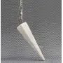 Amazing Gemstone Crystal Pendulum for Divination - Dowsing Pendulum Necklace with Chakra Chain and Crystal Ball for Reiki Healing and Crystal Grid Meditation