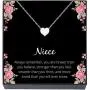 Niece Necklace Jewelry Gift from Aunt or Uncle You Are Braver, Smarter, Stronger, Loved'' Small Heart Pendant Necklace Niece Necklace Jewelry Gift from Aunt or Uncle You Are Braver, Smarter, Stronger, Loved'' Small Heart Pendant Necklace