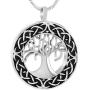 Celtic Tree of Life Urn Necklace - Cremation Jewelry Memorial Keepsake Pendant - Funnel Kit Included