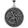 316L Stainless Steel Jewelry ST. MICHAEL Angle Necklace Saint Spirit Men Pendant With Chain(Send gift box) 316L Stainless Steel Jewelry ST. MICHAEL Angle Necklace Saint Spirit Men Pendant With Chain(Send gift box)