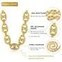 Gold Chain for Men Iced Out,Mens 11MM 18k Real Gold Plated/Platinum White Gold Finish 11MM Miami Cuban Link Coffee Bean Chain Choker Necklace Bracelet,Full Cz Diamond Cut Prong Set,Gift for Him Gold Chain for Men Iced Out,Mens 11MM 18k Real Gold Plated/Platinum White Gold Finish 11MM Miami Cuban Link Coffee Bean Chain Choker Necklace Bracelet,Full Cz Diamond Cut Prong Set,Gift for Him