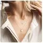 S.J JEWELRY Womens Simple Delicate Full Moon 14K Gold Plated/Rose Gold/Silver Plated Layered Pendant Handmade Star Chokers Necklaces S.J JEWELRY Womens Simple Delicate Full Moon 14K Gold Plated/Rose Gold/Silver Plated Layered Pendant Handmade Star Chokers Necklaces