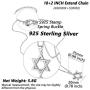 Silvora Sterling Silver Star of David Pendant Necklace with 22 in Rolo Chain Megan Cross Jewelry for Women