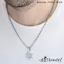 555Jewelry Stainless Steel Star of David Necklace for Men & Boys, 16-24 Inch Box Chain