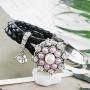 LOVGLISTEN 12pcs 20mm Snap Button Chunk Jewelry Charms Snap Bracelet Accessories for Women