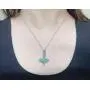 DMOMSA Sapphire Blue Ballet Girl Pendant Necklace Jewelry Gift, Woman Gift Suitable for Birthday Party Anniversary Valentines Day DMOMSA Sapphire Blue Ballet Girl Pendant Necklace Jewelry Gift, Woman Gift Suitable for Birthday Party Anniversary Valentines Day