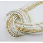 Bocar Seed Beads Multilayer Chunky Bib Statement Knot Necklace