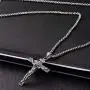 Ineffable Cross Pendant Crucifix Stainless Steel Mens Boys Jewelry Jesus Necklace with Chain Ineffable Cross Pendant Crucifix Stainless Steel Mens Boys Jewelry Jesus Necklace with Chain