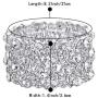 BriLove Womens Wedding Bridal Crystal Cluster Tennis Stretch Bracelet