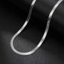 nichowy 2PCS 18K Chain Gold Plated Link Choker Necklace for Women Men Jewelry White/Gold Set