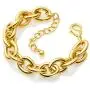 Gold Bracelets for Women - Lane Woods 14k Gold Plated Chunky Thick Large Link Chain Bracelet Gold Bracelets for Women - Lane Woods 14k Gold Plated Chunky Thick Large Link Chain Bracelet