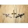 VNOX Stainless Steel Egyptian Key of Life Ankh Cross Pendant Necklace for Men Women,3 Color,Free Chain 20'' VNOX Stainless Steel Egyptian Key of Life Ankh Cross Pendant Necklace for Men Women,3 Color,Free Chain 20''