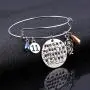 Stranger Things Gifts, Themed Bracelet ST Merchandise Alphabet Jewelry Light Eleven Demogorgon Bangle Halloween Cosplay Costume for Girls Women Stranger Things Gifts, Themed Bracelet ST Merchandise Alphabet Jewelry Light Eleven Demogorgon Bangle Halloween Cosplay Costume for Girls Women