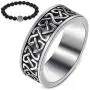 Gungneer Celtic Knot Stainless Steel Ring Celts Vintage Irish Eternal Love Strength Jewelry US Size 7-13 Gungneer Celtic Knot Stainless Steel Ring Celts Vintage Irish Eternal Love Strength Jewelry US Size 7-13
