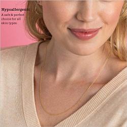 KEZEF Rose Gold Plated Sterling Silver Cable Chain