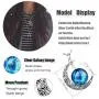 LOLIAS 12 Pcs Crescent Moon Pendant Necklaces for Women Girls Gifts Jwelry