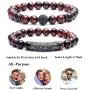 BOMAIL 8mm Tiger Eye Stone Beads Bracelet Elastic Natural Stone Yoga Bracelet for Women Men BOMAIL 8mm Tiger Eye Stone Beads Bracelet Elastic Natural Stone Yoga Bracelet for Women Men