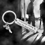 Zuo Bao Supernatural Inspired Jewelry Supernatural Quote Saving People Hunting Things The Family Business Keychain Gun Charm Gift for Supernatural Fans