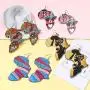 YZstyle 6 Pairs Wooden Earrings African Map Jewelry Ethnic Style Geometric Personalized Earrings Colorful Painted Lightweight Dangle Drop Earrings Natural Wooden Bohemian Statement Earrings YZstyle 6 Pairs Wooden Earrings African Map Jewelry Ethnic Style Geometric Personalized Earrings Colorful Painted Lightweight Dangle Drop Earrings Natural Wooden Bohemian Statement Earrings