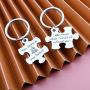Eigso Couples Pizza Keychain I Know What I Would Do Without You Gift for Pizza Lover Food Lover Jewelry