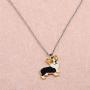 FUSTMW Dog Lovers Necklace Gifts Dachshund Corgi Chihuahua Necklace Dog Owners Jewelry Pet Lovers Gifts