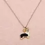 FUSTMW Dog Lovers Necklace Gifts Dachshund Corgi Chihuahua Necklace Dog Owners Jewelry Pet Lovers Gifts
