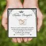 ''To My Badass Daughter'' Joined Hearts Necklace Gifts Christmas, on Birthday Luxury necklace ''To My Badass Daughter'' Joined Hearts Necklace Gifts Christmas, on Birthday Luxury necklace